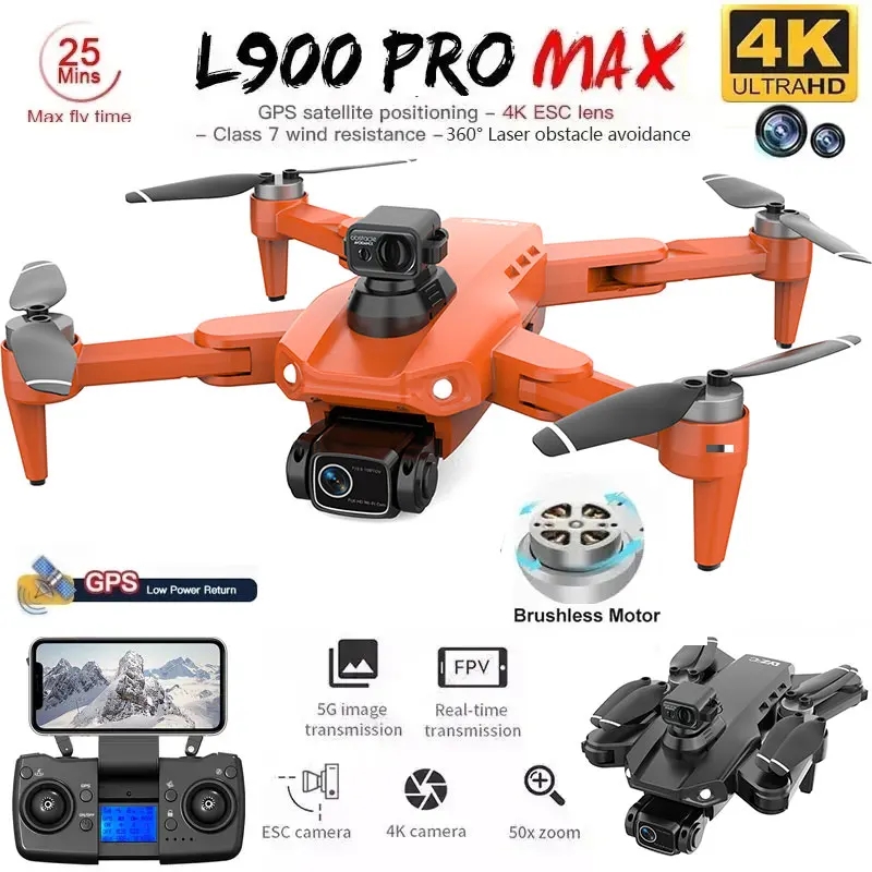 L900 Pro MAX GPS Drone 4K Prof - огляд і ціна Drone Camera Hd