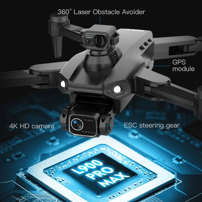 L900 Pro MAX GPS Drone 4K Prof - огляд і ціна Drone Camera Hd