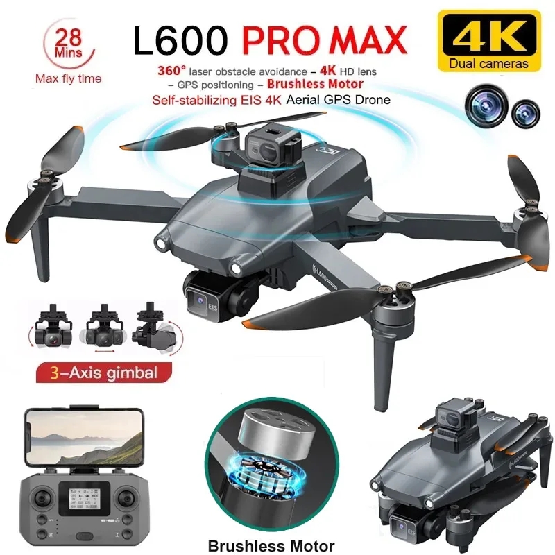 L600 PRO MAX GPS Drone Profess - огляд і ціна Drone Camera 4K