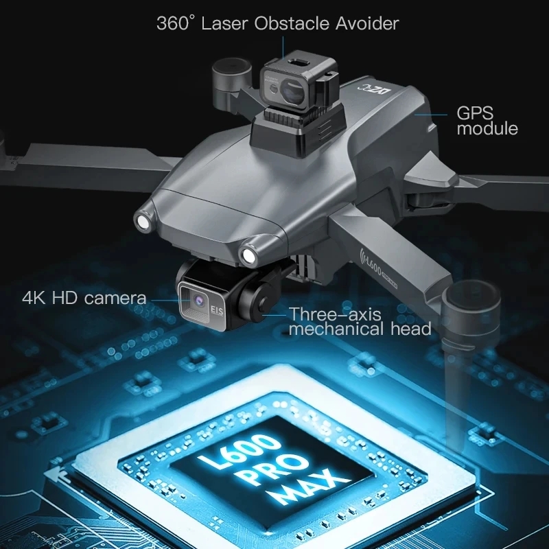 L600 PRO MAX GPS Drone Profess - огляд і ціна Drone Camera 4K